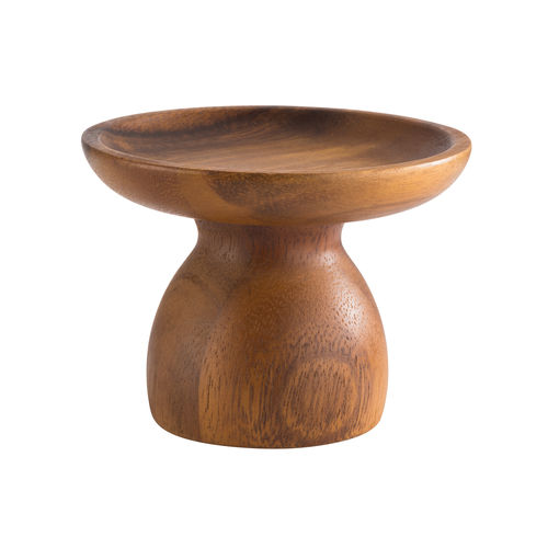 Acacia Wood Cake Stand 13cm / 5.1″, height 9cm / 3.5″ STDP-33291