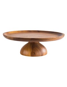 Acacia Wood Cake Stand 24cm / 9.4″, height 8cm / 3.2″ STDP-33292