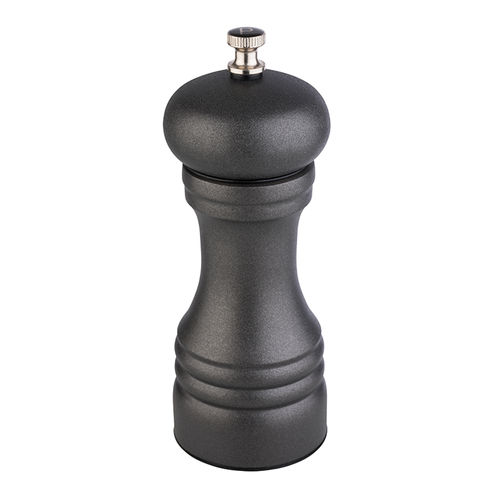 Carbon Steel ‘Gunmetal’ Pepper mill 6cm / 2.4″, H:15.5cm STDP-40555