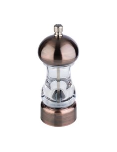 Carbon Steel ‘Copper’ Pepper mill 6cm / 2.4″, H:15cm/ 5.9″ STDP-40551