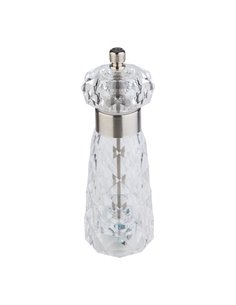 Acrylic ‘Diamond’ Pepper mill 6cm / 2.4″, H:18cm / 7.1″ STDP-40553