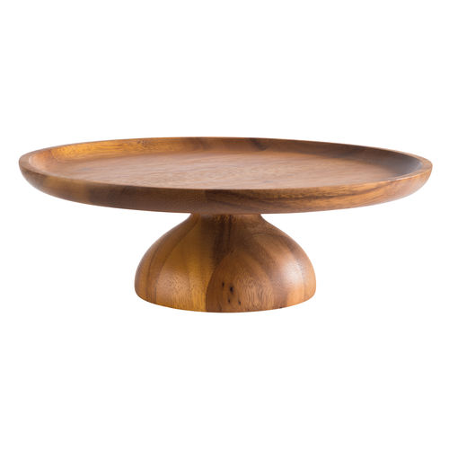 Acacia Wood Cake Stand 33cm / 13″, height 8cm / 3.2″ STDP-33294