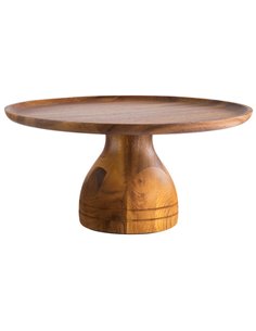 Acacia Wood Cake Stand 33cm / 13″, height 16cm / 6.3″ STDP-33295