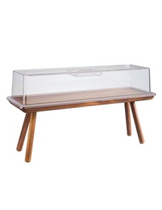 Acacia Wood GN 2/4 Buffet Stand 53 x 16.2cm STDP-15623