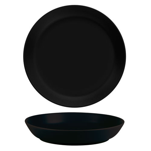 Nordika Black Deep Plate 24cm STDP-110024B