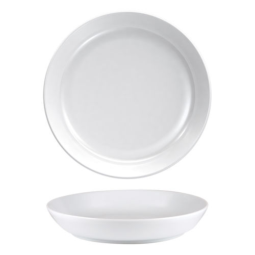 Nordika White Deep Plate 24cm STDP-110024W