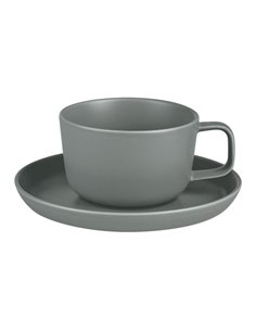 Nordika Grey Saucer 17cm STDP-110007G