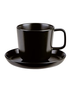 Nordika Black Saucer 15cm STDP-110015B