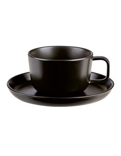 Nordika Black Saucer 17cm STDP-110007B