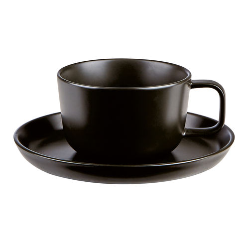 Nordika Black Saucer 17cm STDP-110007B