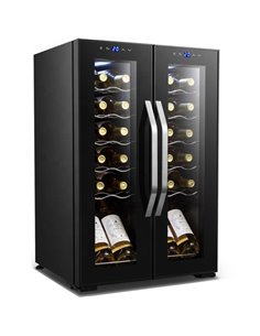 Commercial Wine cooler Dual zone 24 bottles | Stalwart DA-JC68