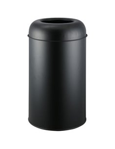 Commercial Open-Top Waste Bin 65 Litres Black | Stalwart DA-JY980065LBLACK