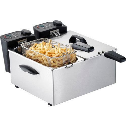 Commercial Fryer Countertop Double tank 3.5+3.5 litres 4kW | DA-DF35BT2