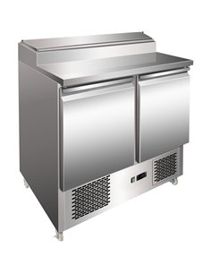 Refrigerated Prep Table 2 doors Sandwich top 5xGN1/6 | DA-P22