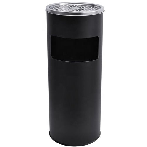 Commercial Ashtray Waste Bin 17 Litres Black | Stalwart DA-JYAB901BLACK