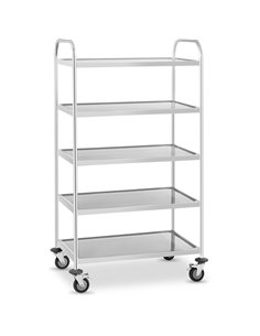 Commercial Serving/Service/Clearing Trolley Stainless steel 5 tier 810x460x1480mm | DA-RST5B