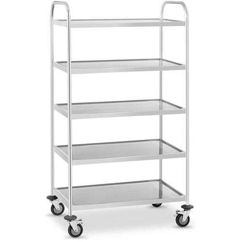 Commercial Serving/Service/Clearing Trolley Stainless steel 5 tier 810x460x1480mm | DA-RST5B