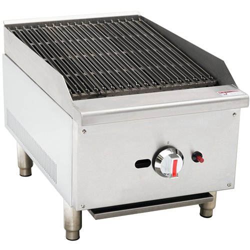 Professional Natural Gas Chargrill 1 burner 7.5kW | Stalwart DA-ECB16S