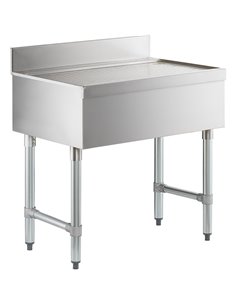 Commercial Bar Drainboard with Backsplash Stainless steel 760x470x760mm | DA-BDU1830