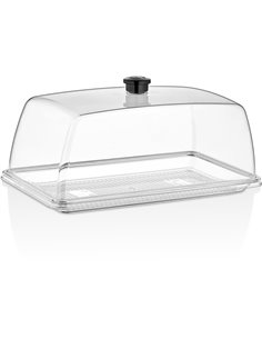 Polycarbonate Gastronorm Tray with Dome cover GN1/3 | Stalwart DA-GFT13-GF13