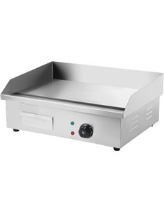 Commercial Griddle Smooth 550x430x240mm 3kW Electric | Stalwart DA-HEG818