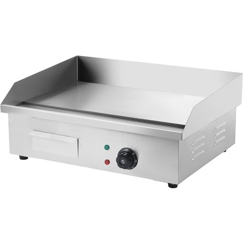 Commercial Griddle Smooth 550x430x240mm 3kW Electric | Stalwart DA-HEG818