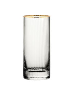 
Utopia Hayworth Hiball Gold Rim Glasses 355ml (Pack of 6)