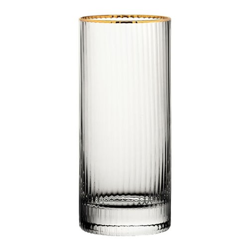 
Utopia Hayworth Hiball Gold Rim Glasses 355ml (Pack of 6)