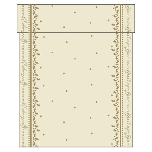 
Swansoft Winter Greetings Airlaid Table Runner 38cm x 12m (Pack 6)