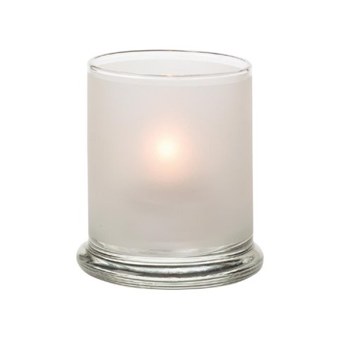 
Hollowick Columns Satin Crystal Votive 76mm x 92mm (Pack of 6)