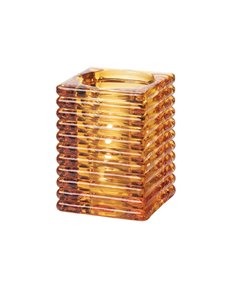 
Hollowick Horizontal Rib Block Amber Glass Lamp 73mm x 105mm (Pack of 6)