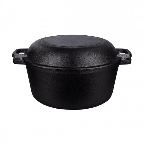 
Tramontina Pre-Seasoned 2-in-1 Double Dutch Oven 260mm 4.75Ltr