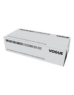 
Vogue Aluminium Foil Sheets 270x300mm (Pack of 500)