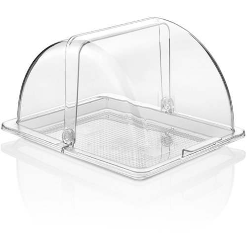 Polycarbonate Roll-up Dome Cover for GN1/2 Tray Clear | Stalwart DA-GFM12