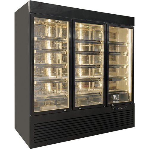 Professional Meat Dry Ageing Maturing Refrigerator Triple Door 1500lt Black | Stalwart DA-RB1860B