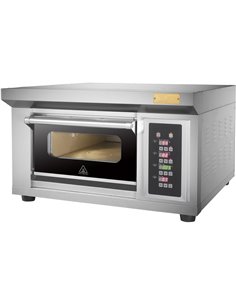 Bakery oven Electric 1 chamber 2 x 400x600mm trays 400°C Digital controls 6.6kW 220V | Stalwart DA-HTD20KI