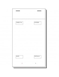 Restaurant And Kitchen Check Pad