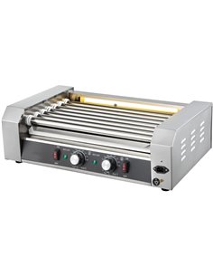 Commercial Hot dog Roller grill 7 rollers | Stalwart DA-HHD07