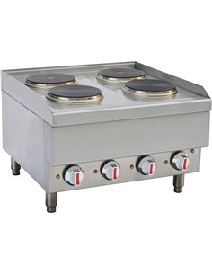 Professional Electric Boiling top 4 plates 7kW | Stalwart DA-6ETZ4