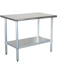 Commercial Stainless Steel Work Table Bottom shelf 1200x700x900mm | Stalwart DA-WT70120G