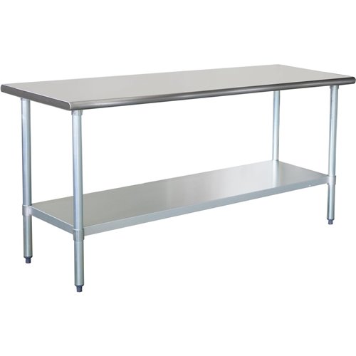 Commercial Stainless Steel Work Table Bottom shelf 2100x600x900mm | Stalwart DA-WT60210G