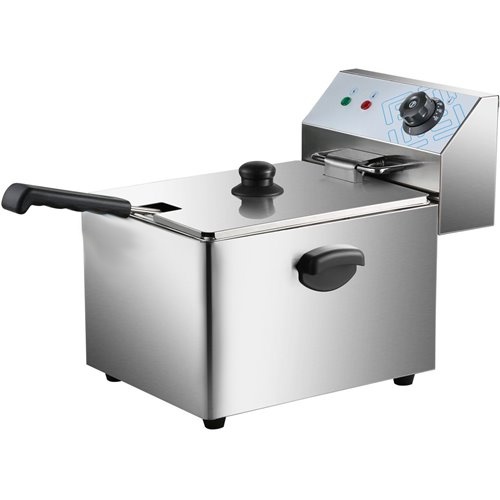 Commercial Fryer Single Electric 8 litre 3.25kW Countertop | Stalwart DA-HEF8L