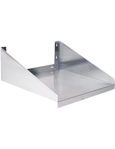 Microwave Shelf Stainless steel 600x450mm | Stalwart DA-MWS2418