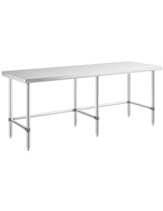 Commercial Stainless Steel Work Table No Bottom shelf 2100x600x900mm | Stalwart DA-WT60210GNU