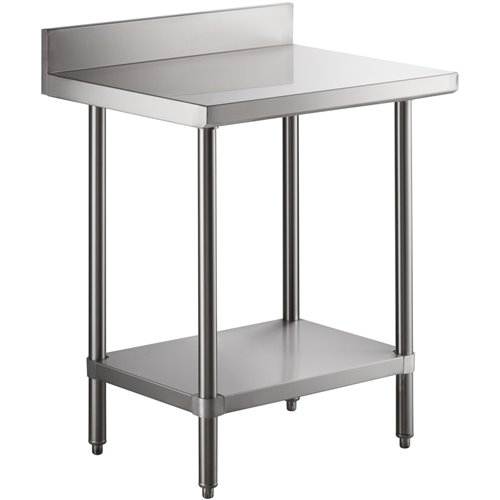 Commercial Stainless Steel Work Table Bottom shelf Upstand 900x600x900mm | Stalwart DA-WT6090GB