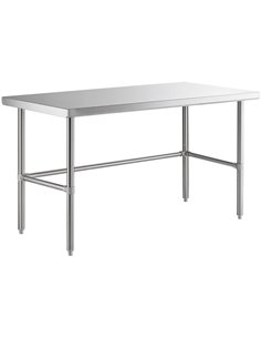 Commercial Stainless Steel Work Table No Bottom shelf 1200x600x900mm | Stalwart DA-WT60120GNU