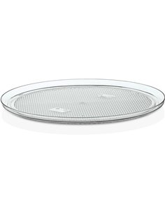 Polycarbonate Gastronorm Tray Round Ø350mm Depth 20mm Clear | Stalwart DA-GFT14