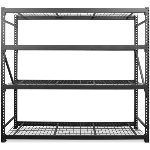 Professional Heavy Duty Shelving Unit Powder Coated Steel 1960x610x1830mm 4 shelves | Stalwart DA-WSR42