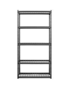 Commercial Boltless Wire Shelving Unit 5 Tier 120kg 900x300x1830mm Black | Stalwart DA-5TMWS903018