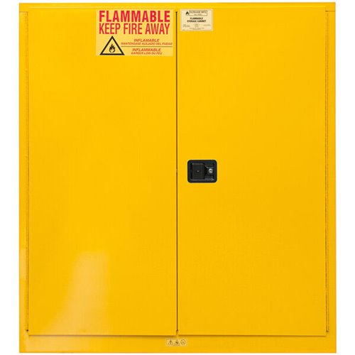 45 gallon / 200Lt Flammable Safety COSHH Cabinet 1090x460x1650mm | Stalwart DA-MB45GSC